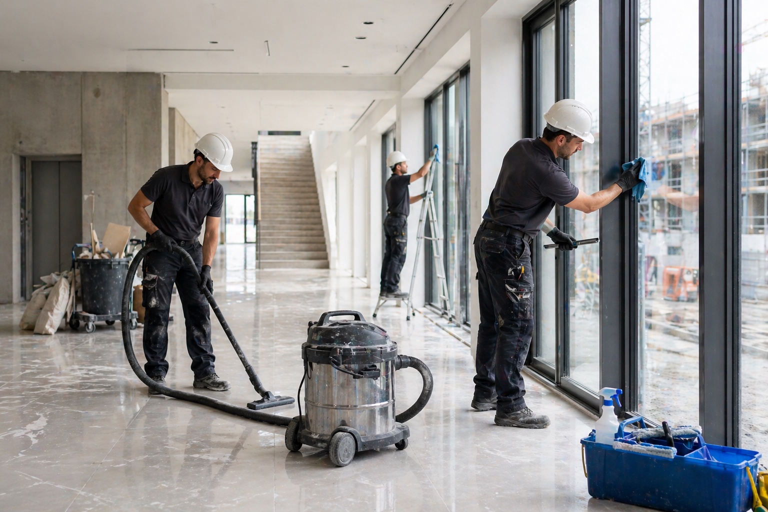 Baureinigung nach Fertigstellung — hn-clean Stuttgart, Karlsruhe, bundesweit